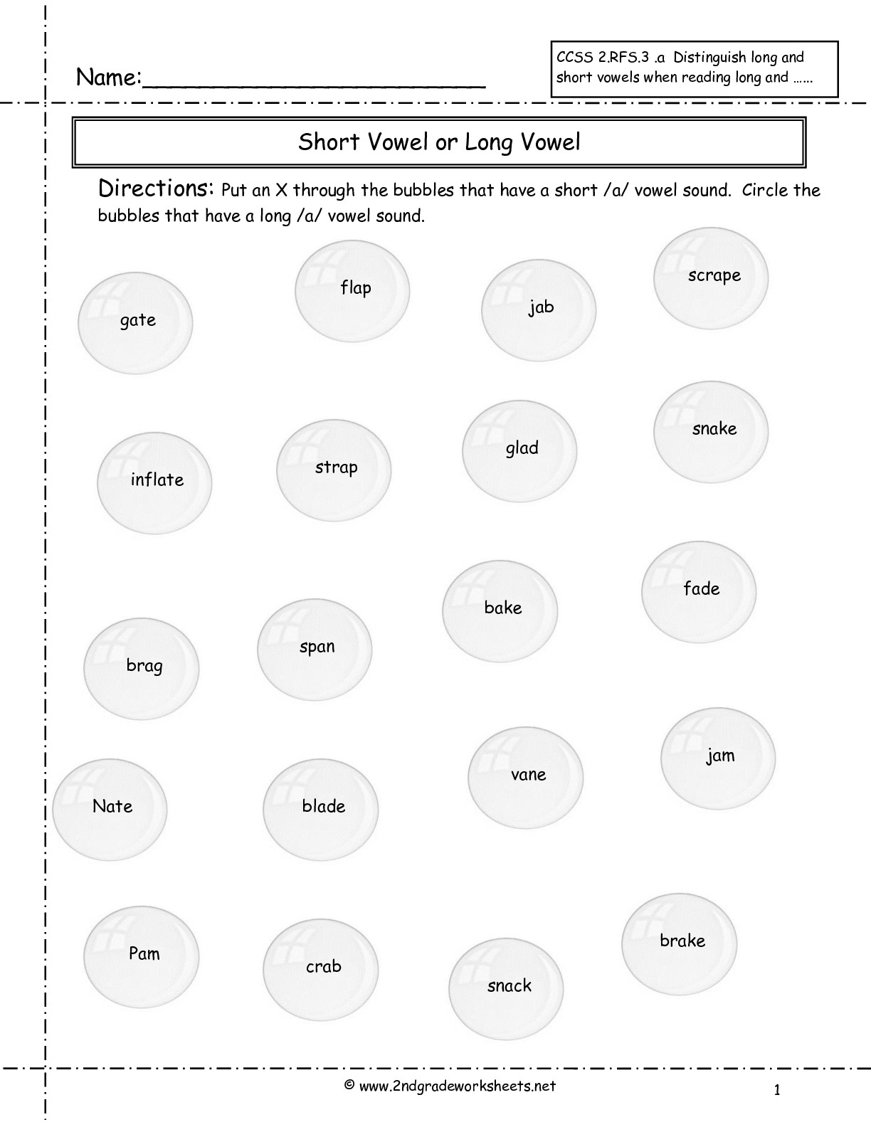 Second Grade Phonics Worksheets And Flashcards Free 2Nd