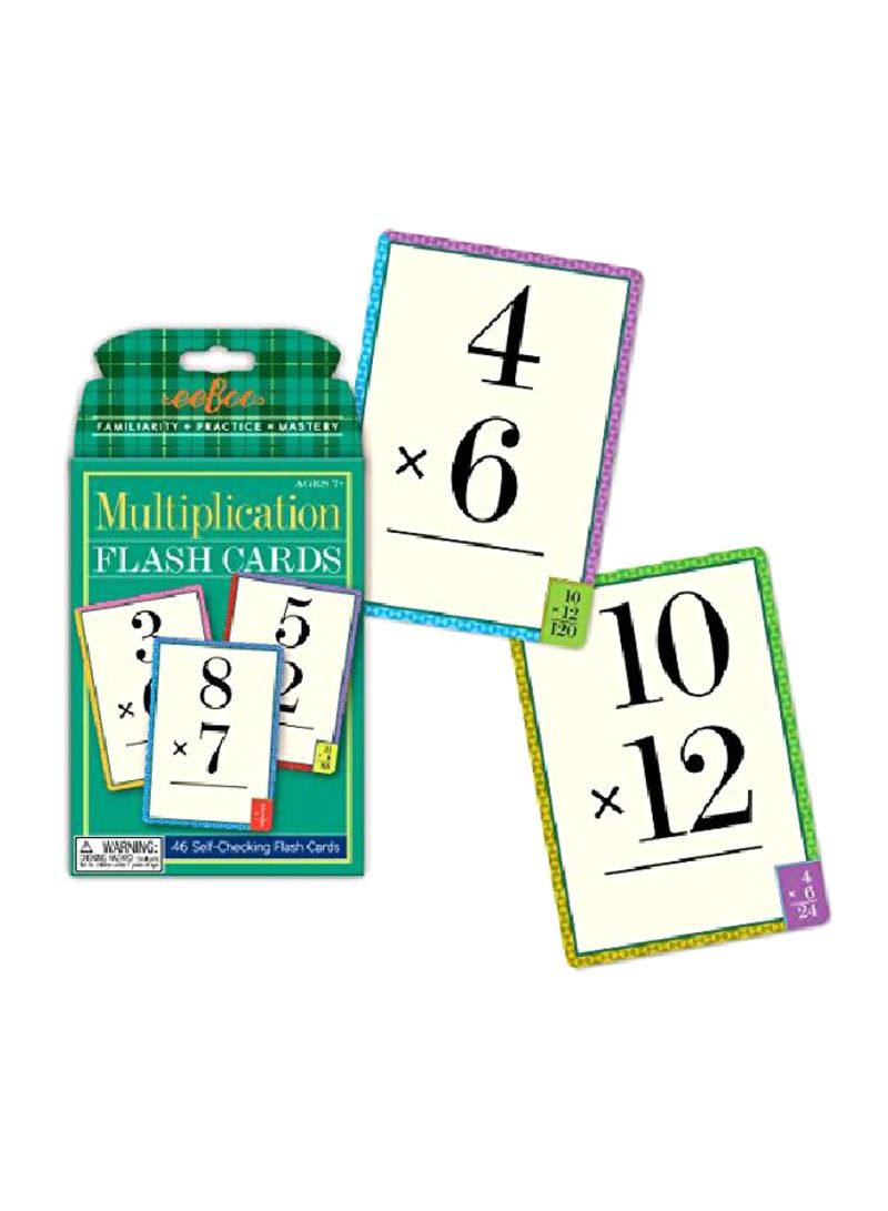 Shop Eeboo Multiplication Flash Card Online In Dubai, Abu