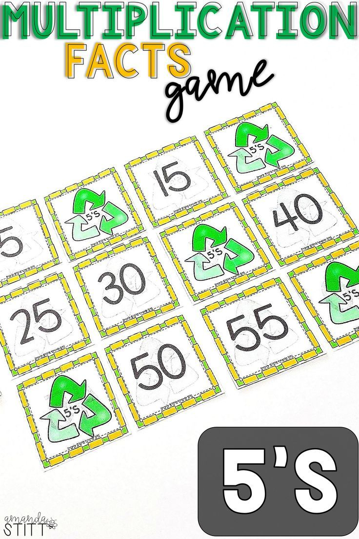 Skip Counting Game | Multiplication Facts Game | 5S (With