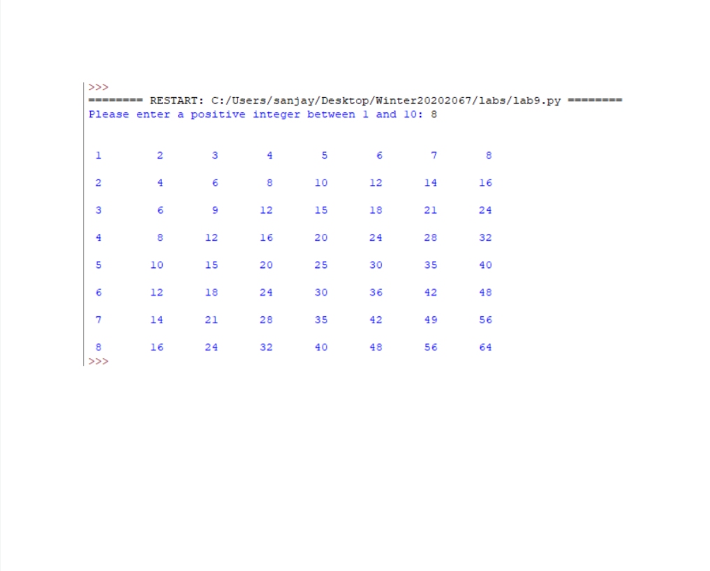 Solved: 1) Using Two For Loops Write A Program In Python T Solved: 1) Using Two For Loops Write A Program In Python T