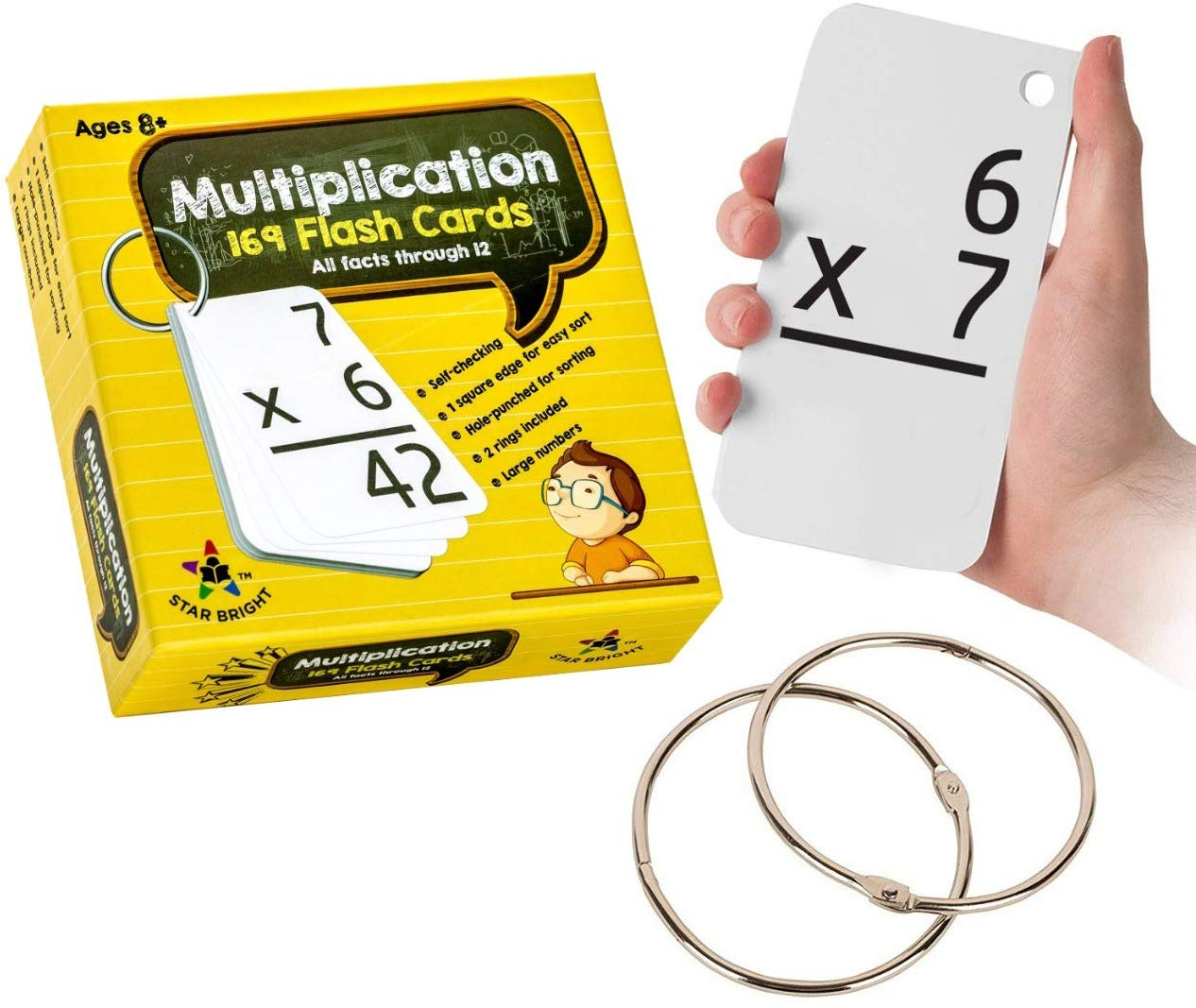 Star Right Education Multiplication Flash Cards | Family
