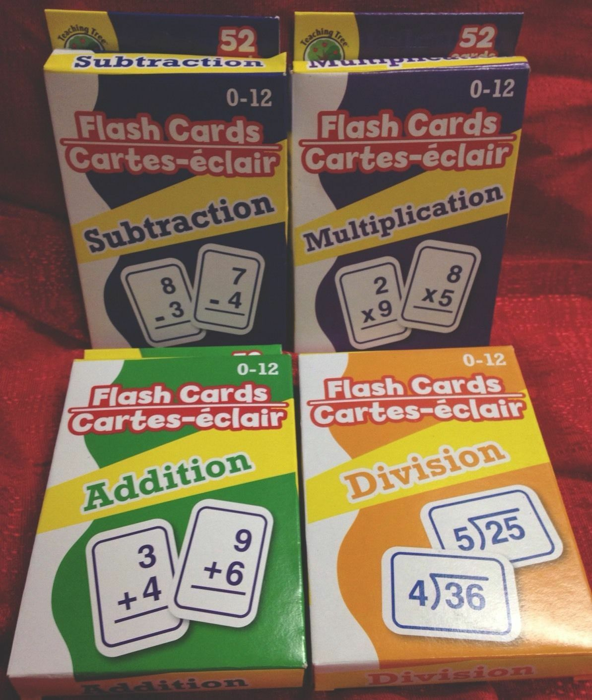 Teaching Tree Addition Flash Cards - 52 Count