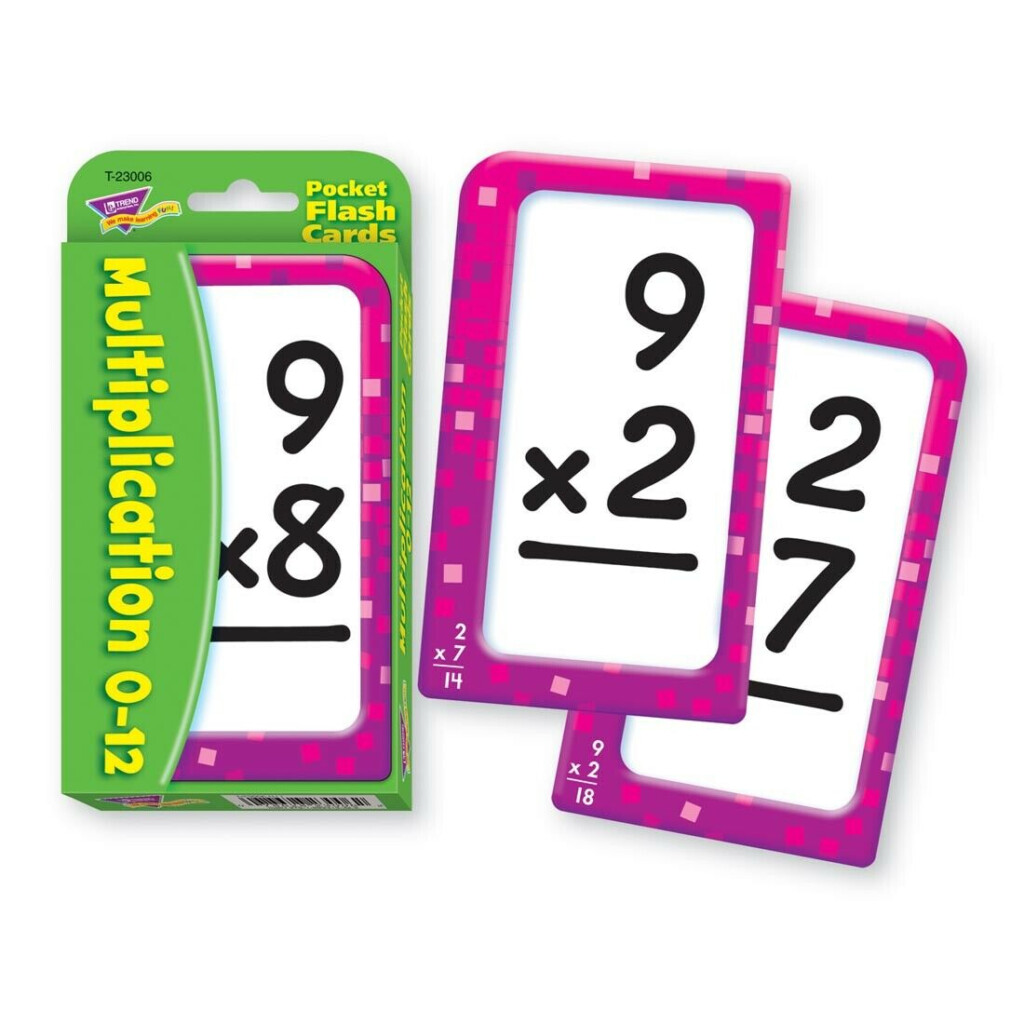 Trend Multiplication 0 12 Pocket Flash Cards Multiplication 0 12 Pocket Flash Trend Multiplication 0 12 Pocket Flash Cards Multiplication 0 12 Pocket Flash