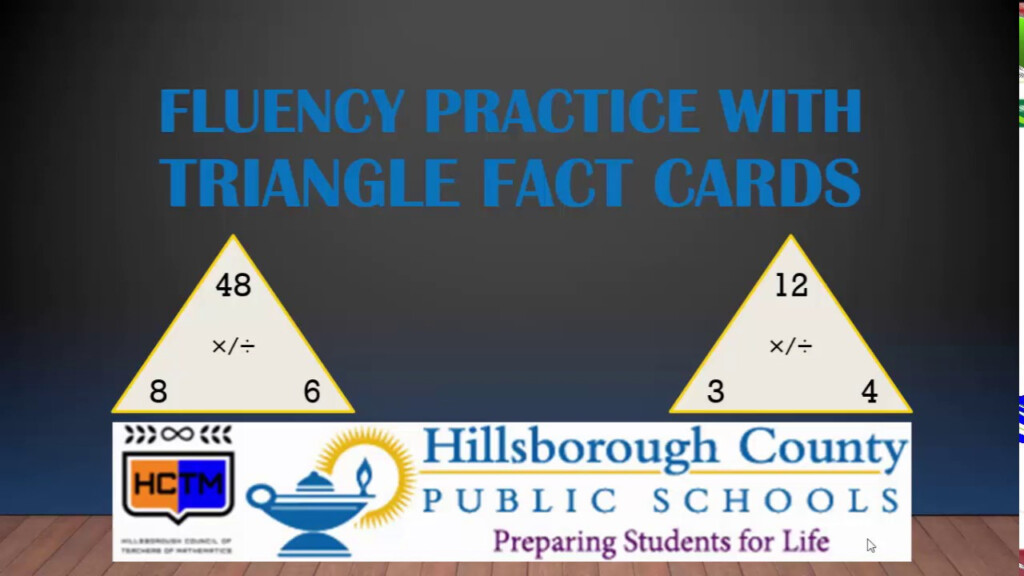 Triangle Fact Cards Multiplication And Division Triangle Fact Cards Multiplication And Division