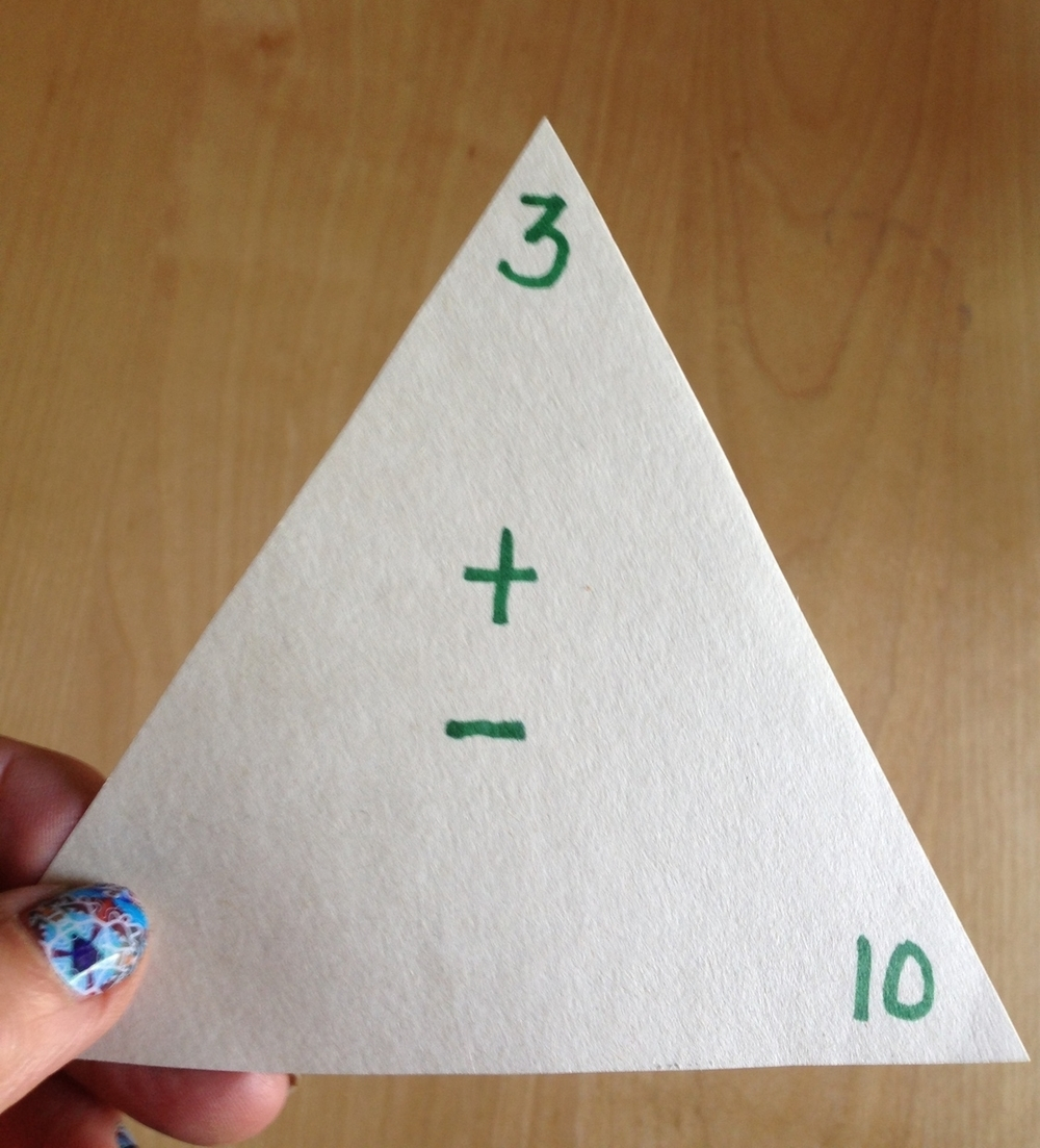 Triangle Multiplication Flash Cards Printable Free