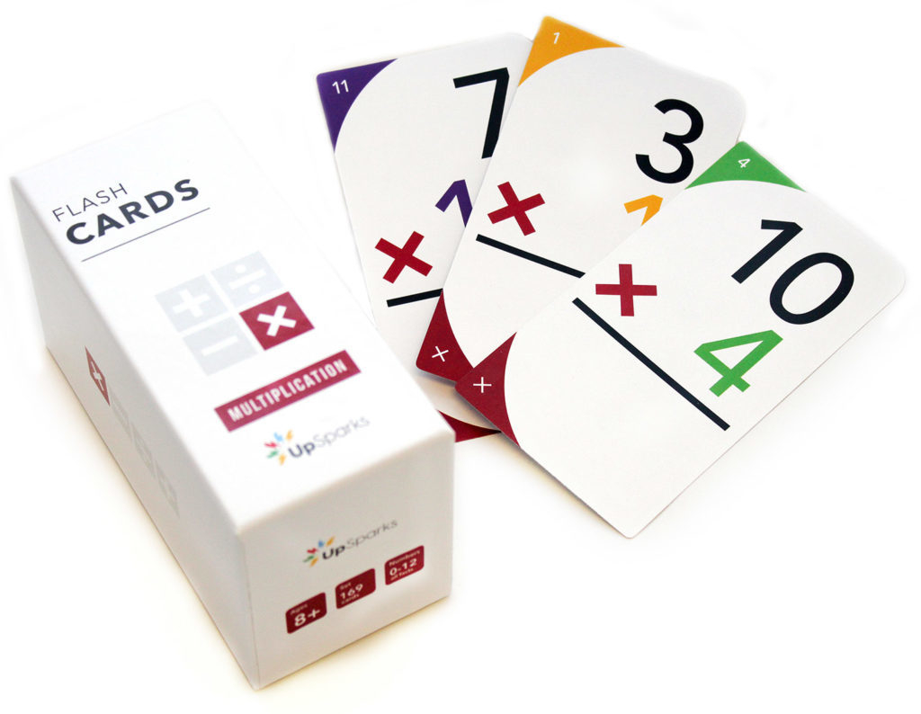 Upsparks Multiplication Flash Cards - Upsparks