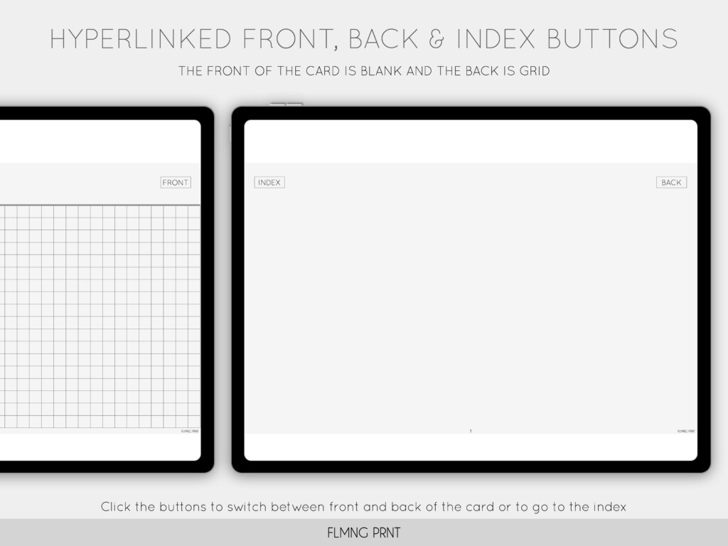 White Smoke Digital Grid Flash Cards For Goodnotes. Index White Smoke Digital Grid Flash Cards For Goodnotes. Index