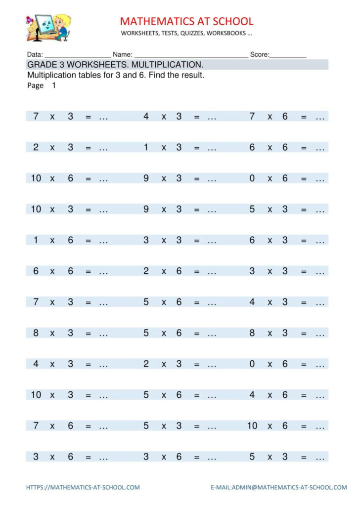 Worksheet ~ Grade Maths Worksheets Multiplication Tables For Worksheet ~ Grade Maths Worksheets Multiplication Tables For