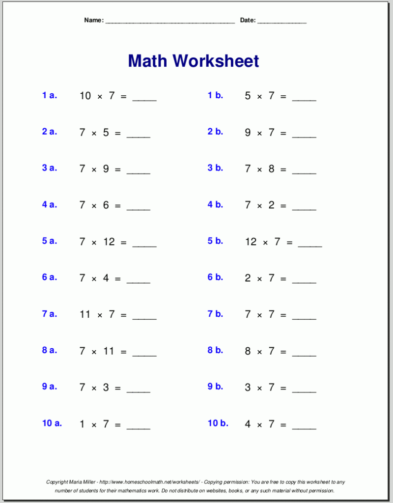 Worksheet ~ Multiplication Table Free Math Worksheets Third Worksheet ~ Multiplication Table Free Math Worksheets Third
