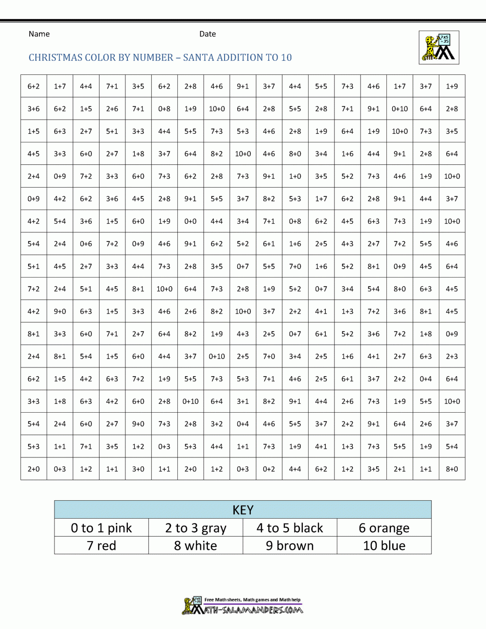 2Nd Grade Christmas Math Worksheets