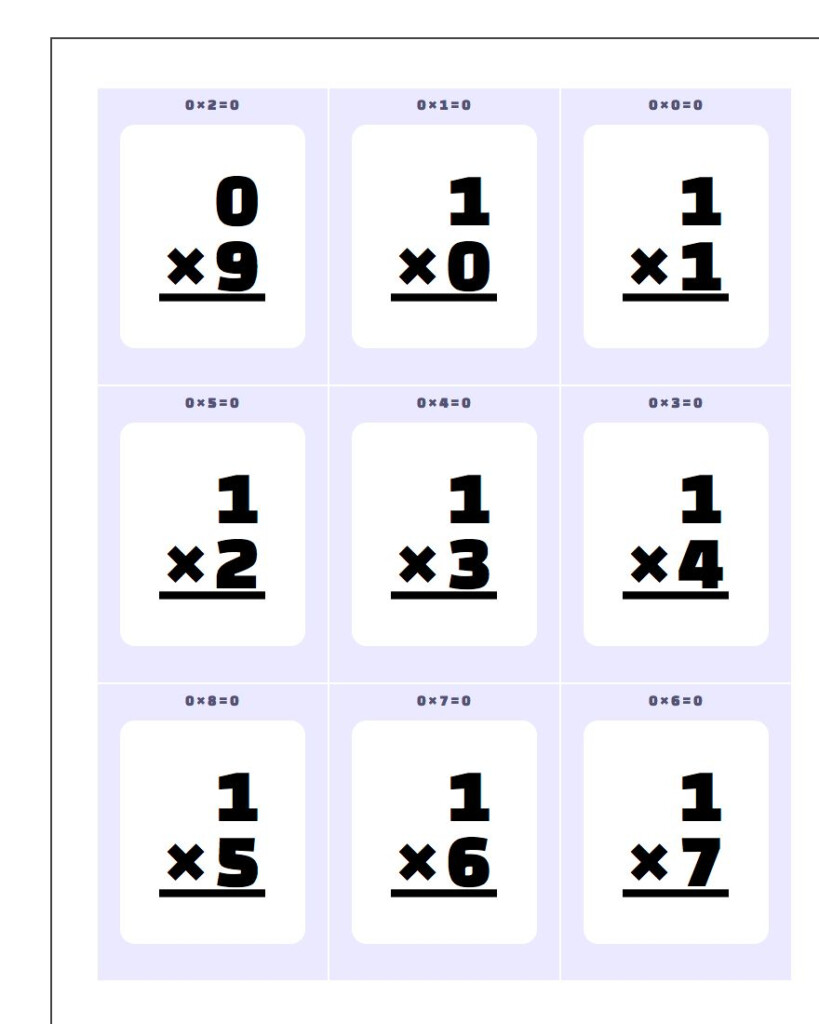 300 Index Cards: Multiplication Index Cards 300 Index Cards: Multiplication Index Cards