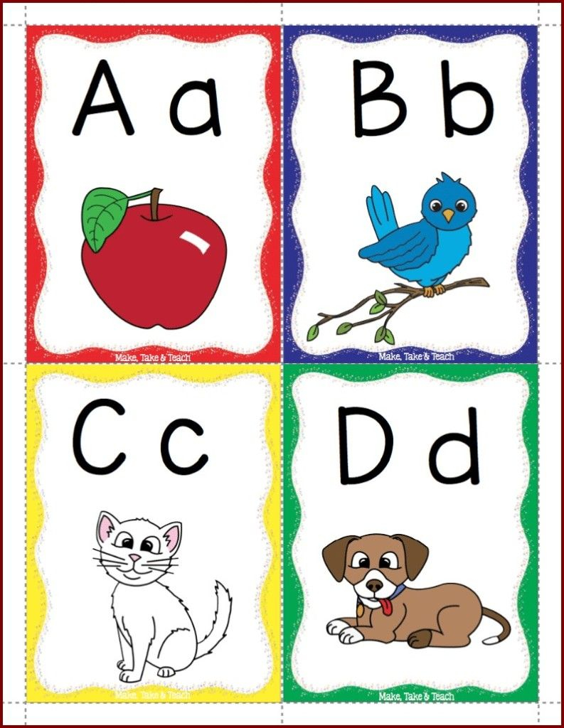 Alphabet Flashcards Freebie! - Make Take &amp;amp; Teach | Alphabet