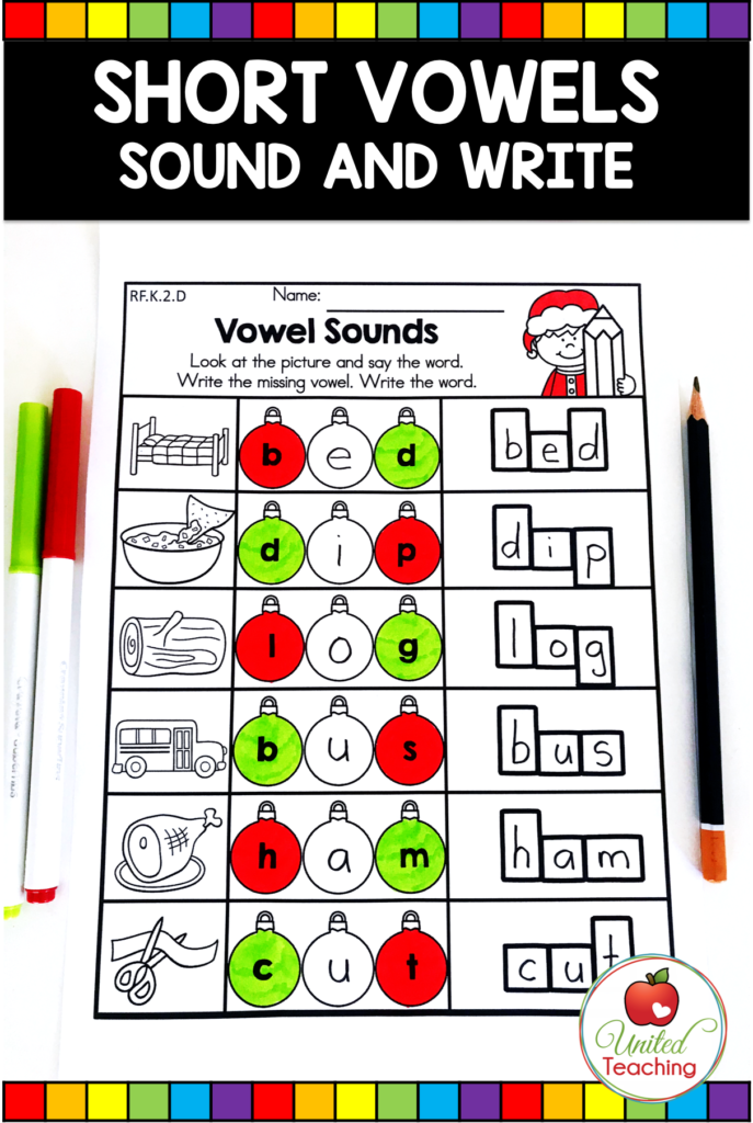 Christmas Math And Literacy Kindergarten No Prep Activities Christmas Math And Literacy Kindergarten No Prep Activities