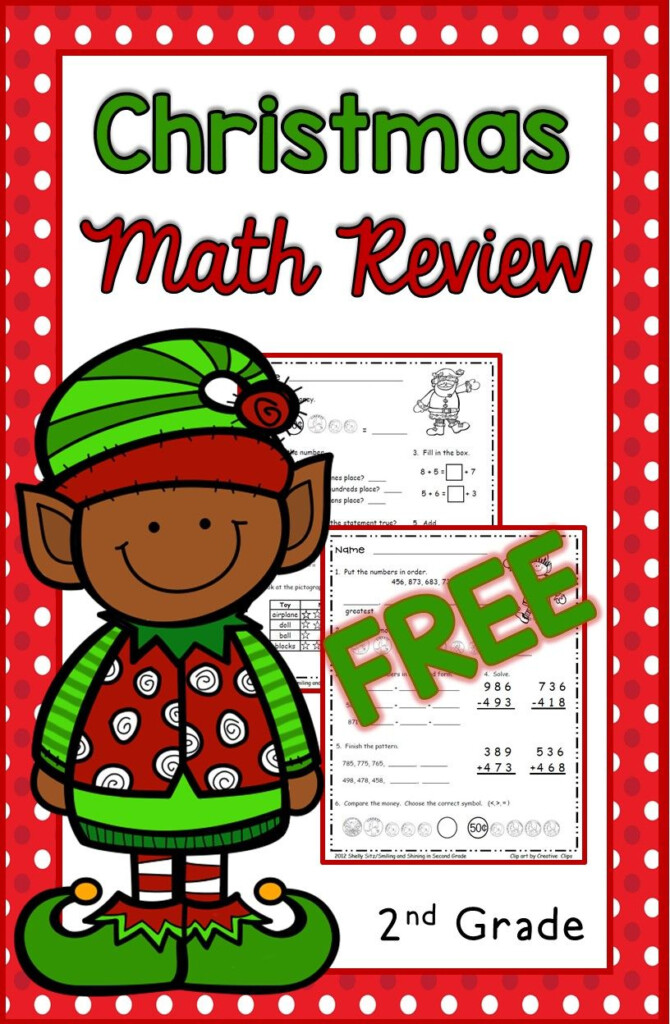 Christmas Math For 2Nd Grade Free Second Grade Math Christmas Math For 2Nd Grade Free Second Grade Math