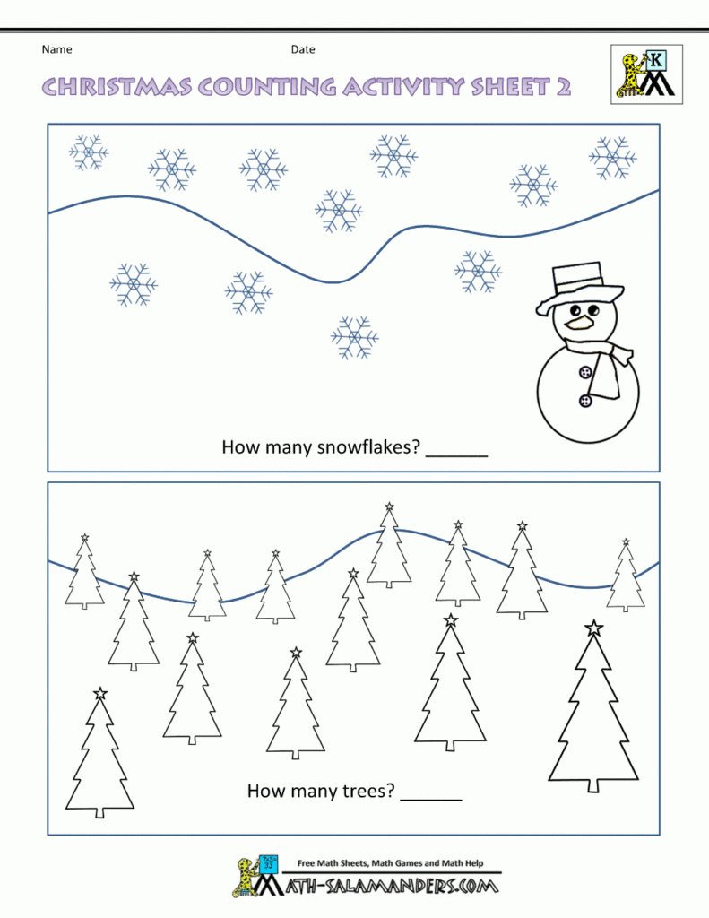Christmas Maths Worksheets Christmas Maths Worksheets