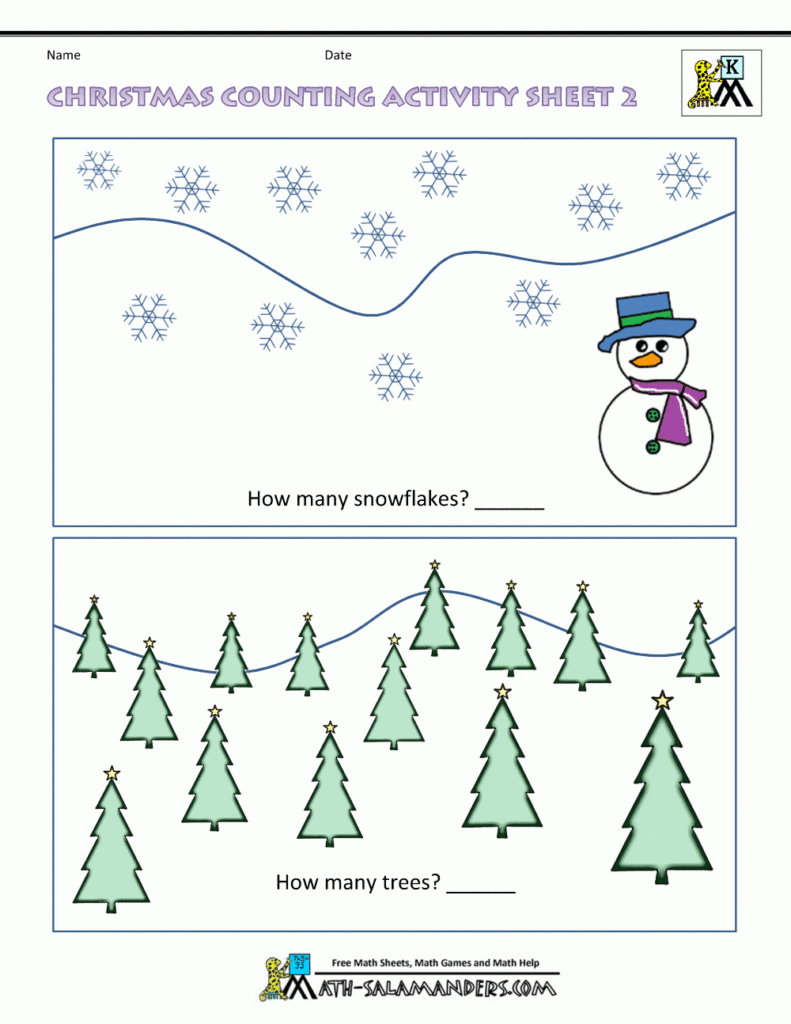 Christmas Maths Worksheets Christmas Maths Worksheets