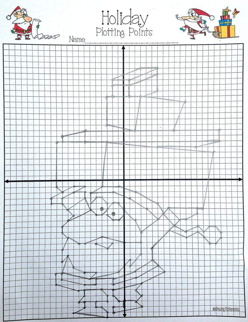 Christmas Plotting Points Mystery Picture | Plotting Christmas Plotting Points Mystery Picture | Plotting