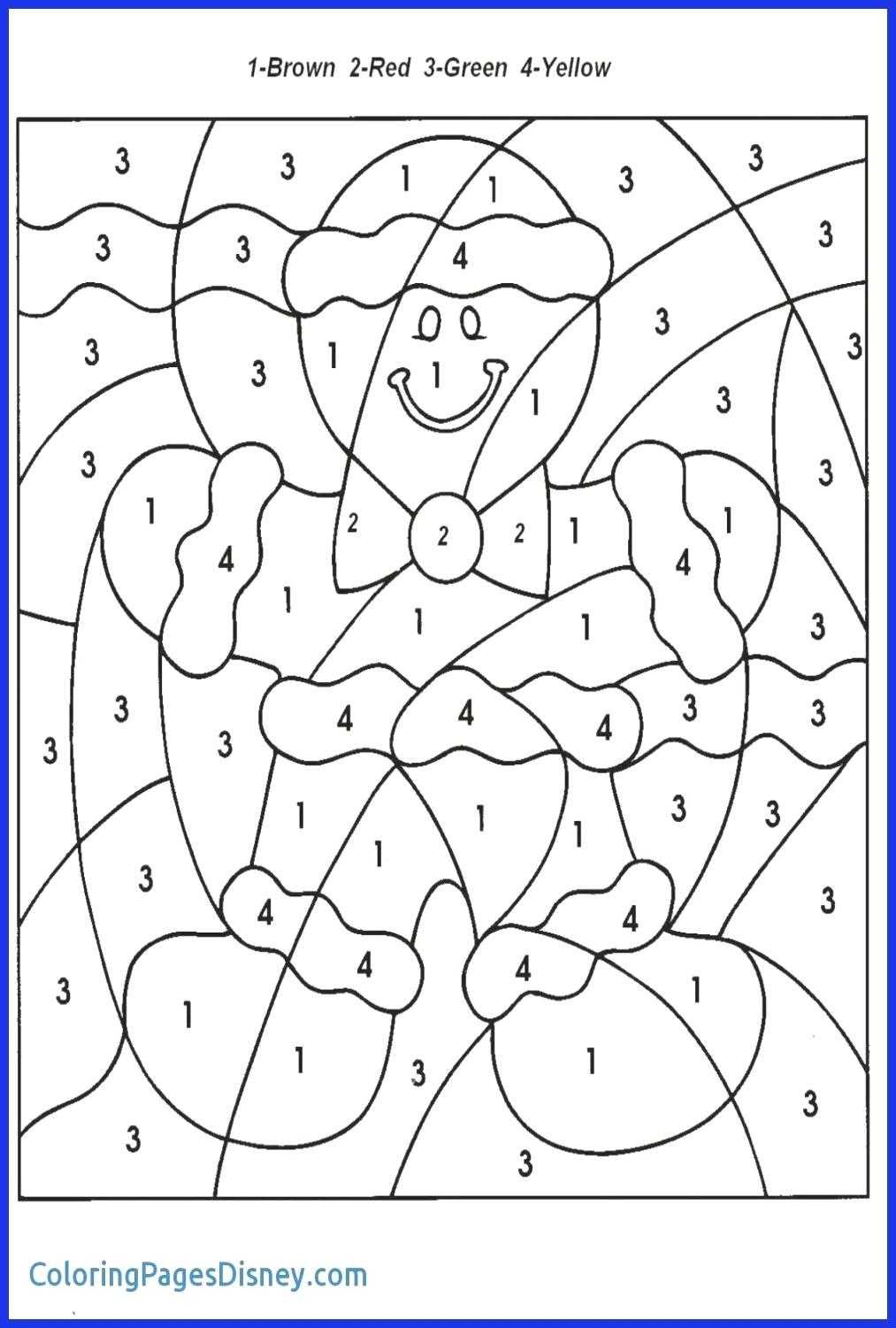Coloring Book ~ Multiplication Christmas Coloring Worksheets