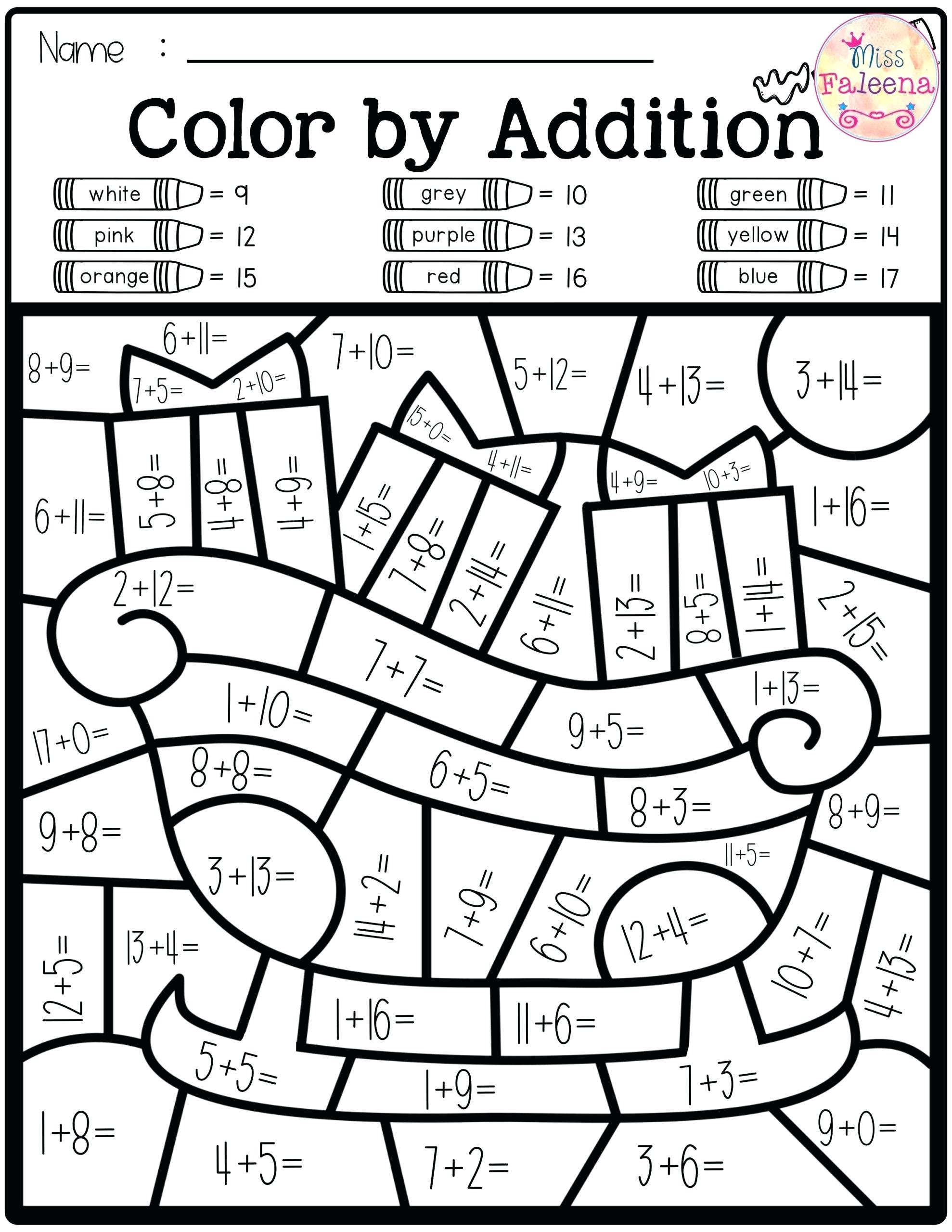 Coloring : Free Color Bytion Printables Math Coloring Pages