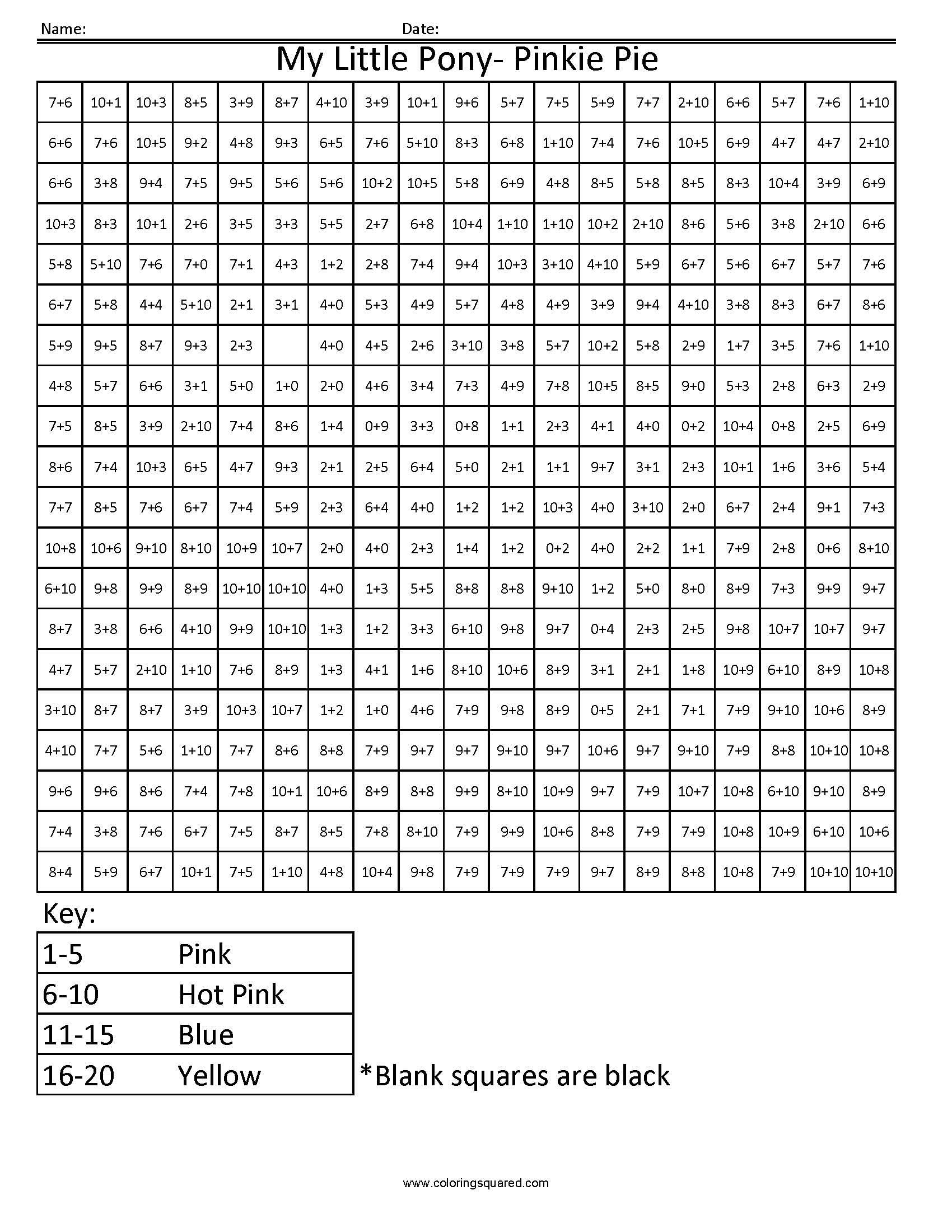 Coloring Pages : Christmas Math Onlineg Squared