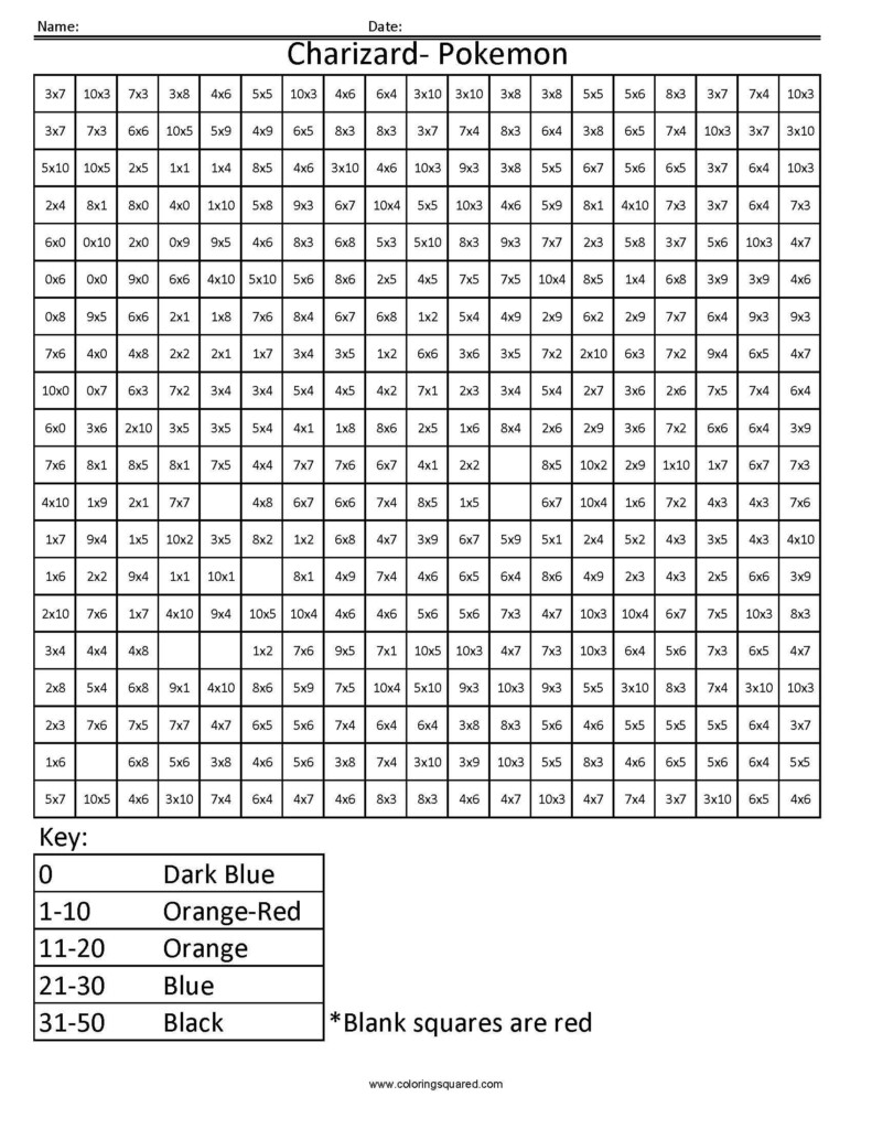 Colornumber Multiplication Worksheets In 2020 | Math Colornumber Multiplication Worksheets In 2020 | Math