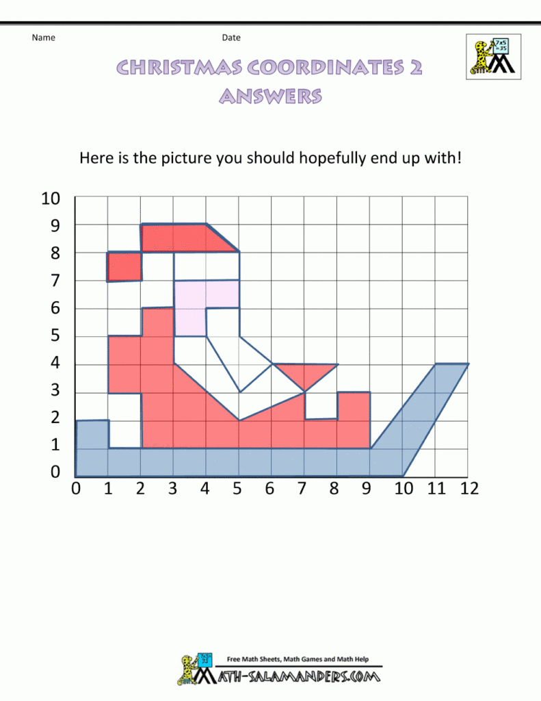 Coordinate Worksheets Coordinate Worksheets