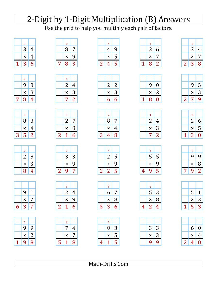 Create Math Worksheets Multiplication – Lbwomen