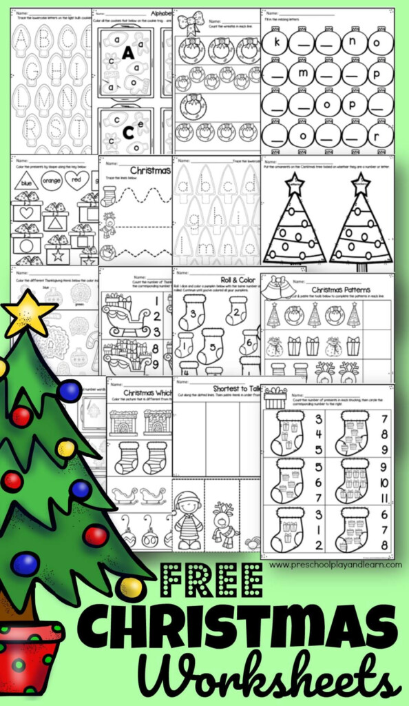 π Free Christmas Worksheets For Preschool π Free Christmas Worksheets For Preschool