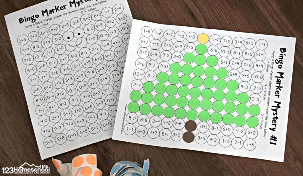 Free Solve And Stamp Christmas Math Worksheets Free Solve And Stamp Christmas Math Worksheets