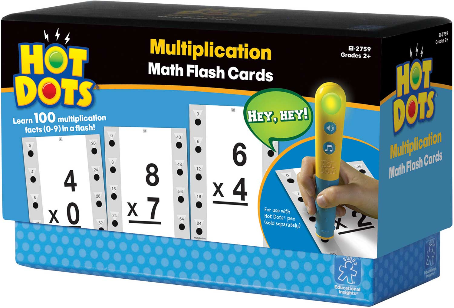 Hot Dots Math Flash Cards - Multiplication Interactive