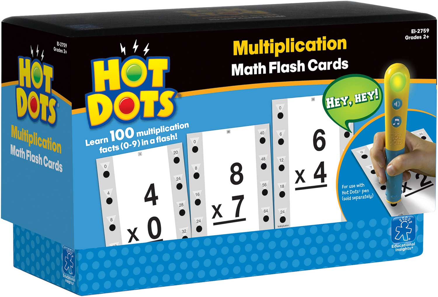 Hot Dots Math Flash Cards - Multiplication Interactive