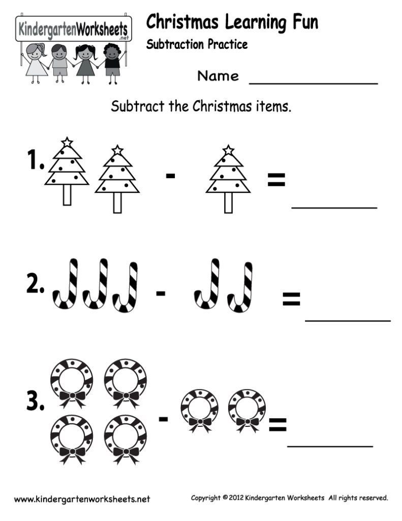 Kindergarten Worksheets Printable | Subtraction Kindergarten Worksheets Printable | Subtraction