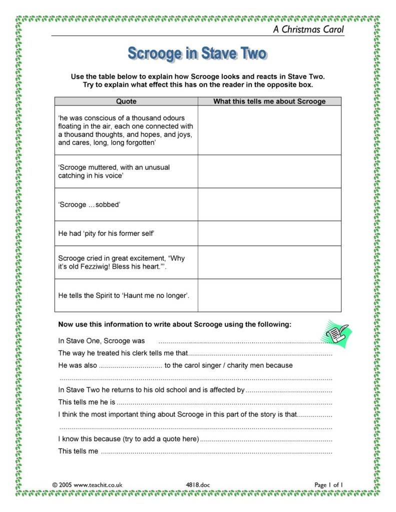 Ks3 Prose | A Christmas Carolcharles Dickens | Teachit Ks3 Prose | A Christmas Carolcharles Dickens | Teachit