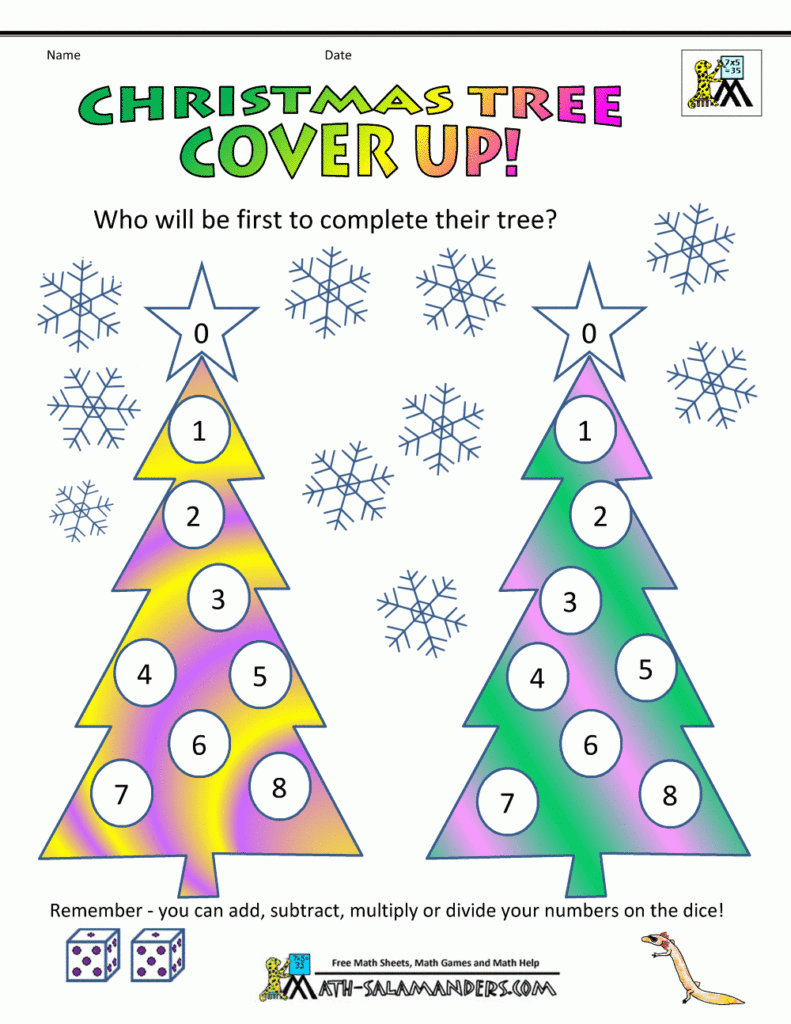 Math Christmas Worksheets First Grade Math Christmas Worksheets First Grade