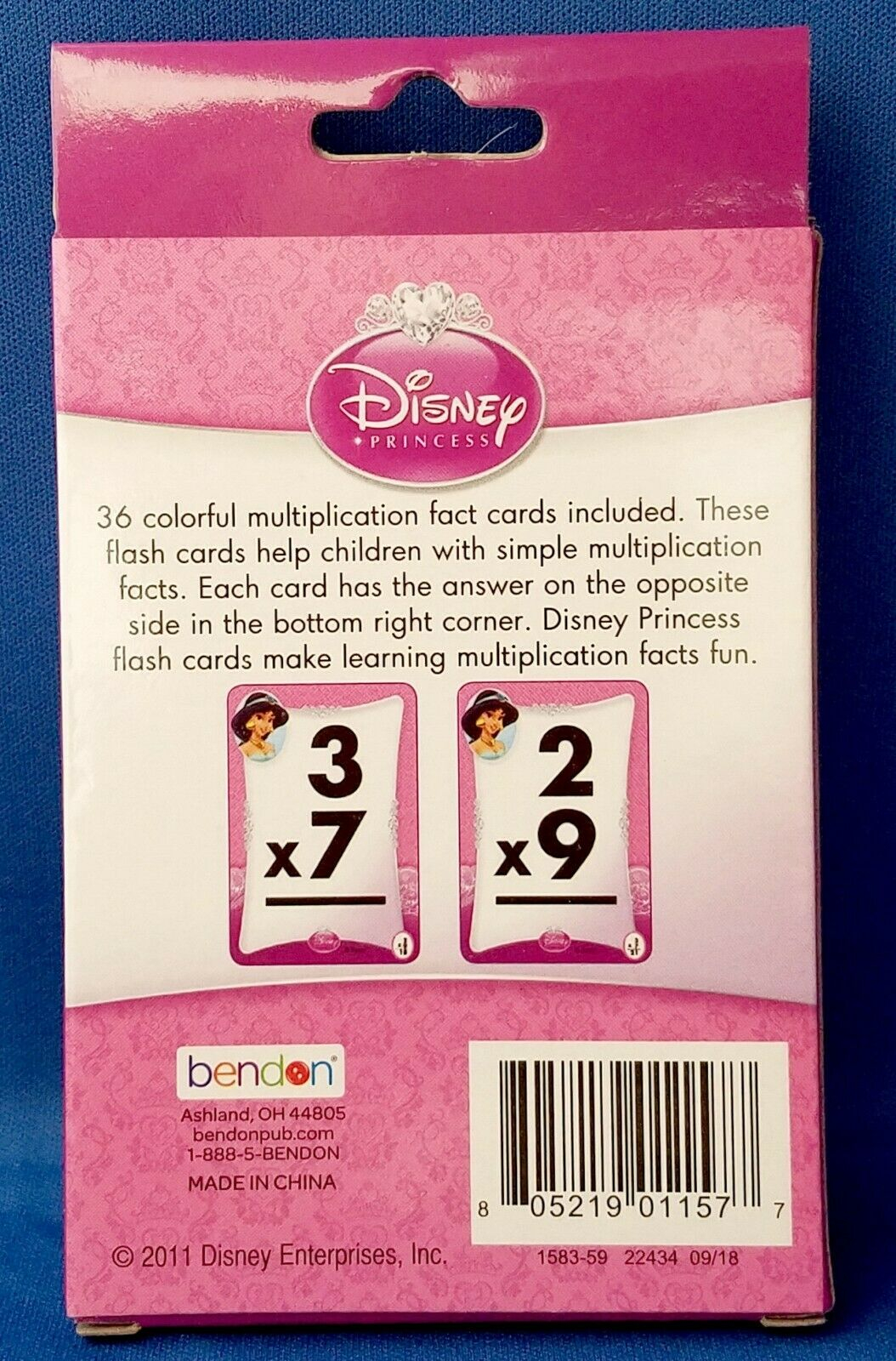 Math Flash Cards Disney Princess - Multiplication Sale | Ebay
