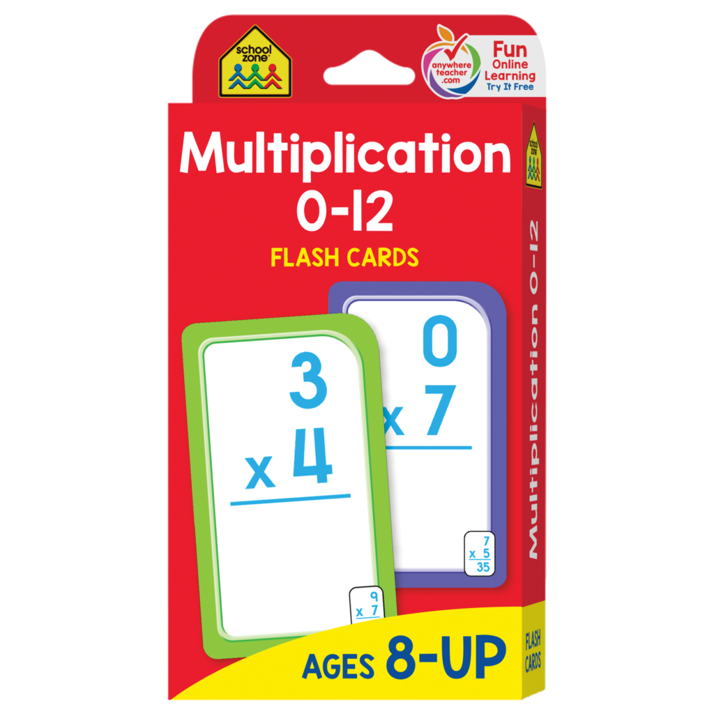 Multiplication 0 12 Flash Cards Multiplication 0 12 Flash Cards