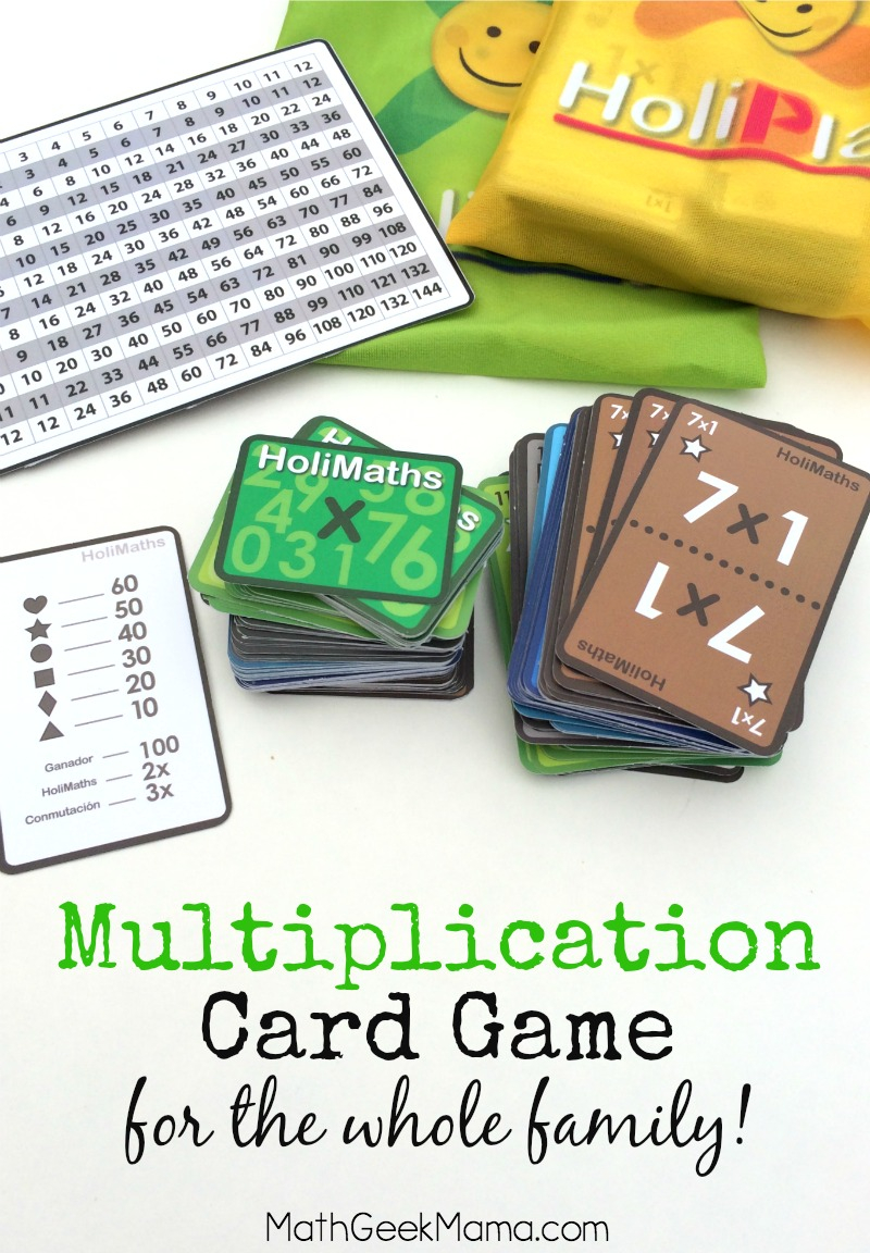 Multiplication Card Game The Whole Family Will Love