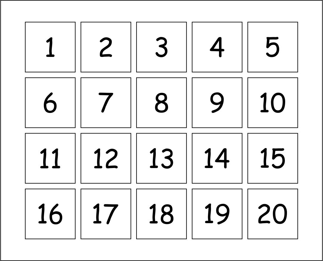 Multiplication Flash Cards Printable Numbers 1-10 Flashcards