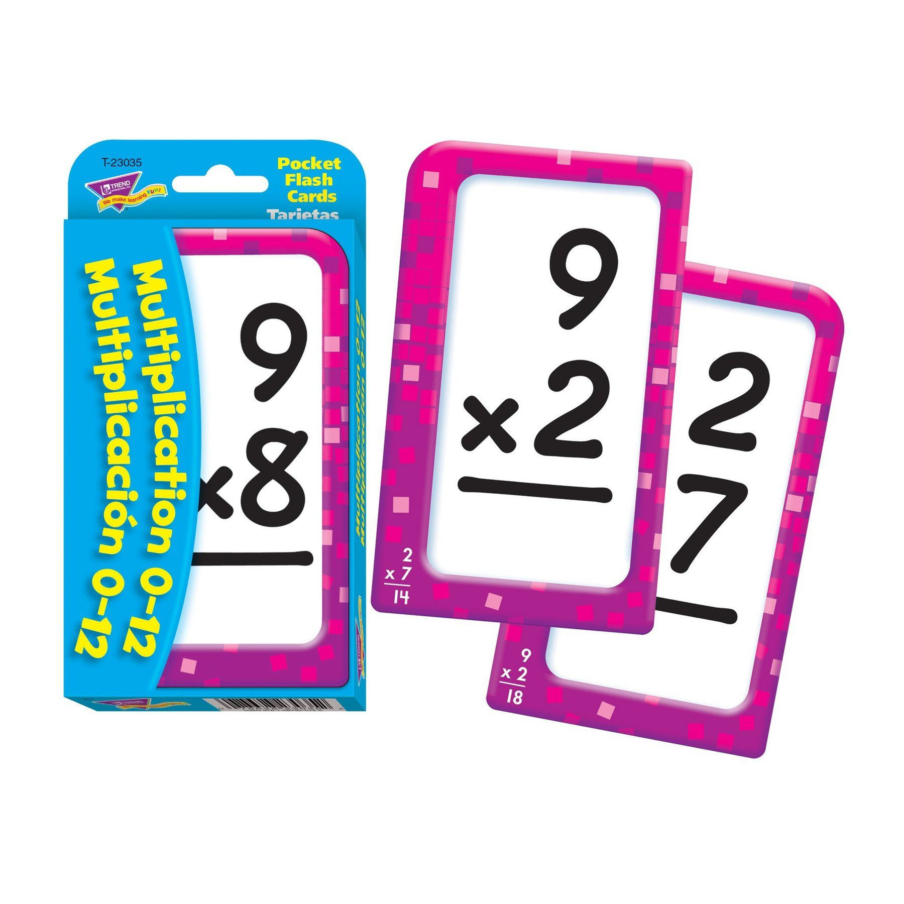 Multiplication/multiplicación (English/spanish) Pocket Flash