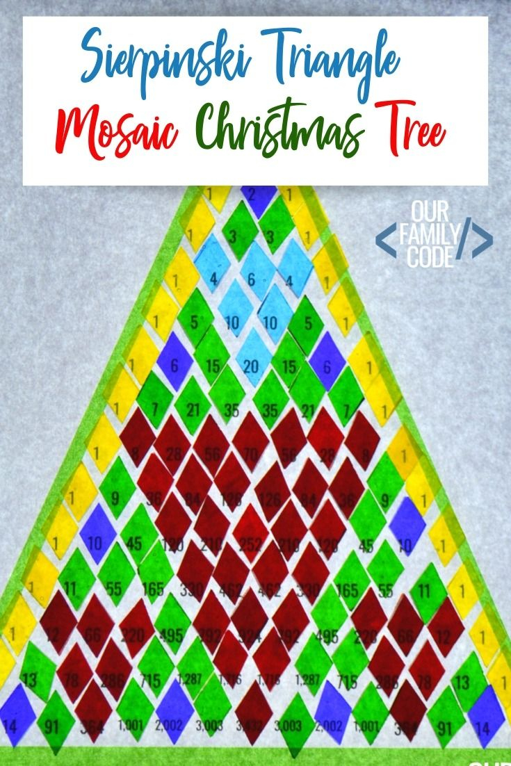 Pascal&amp;#039;s Triangle Christmas Tree Patterns Math Activity