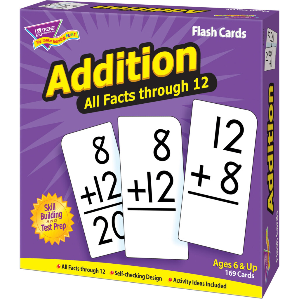 Trend Enterprises Inc Flash Cards All Facts 0 12 Trend Enterprises Inc Flash Cards All Facts 0 12