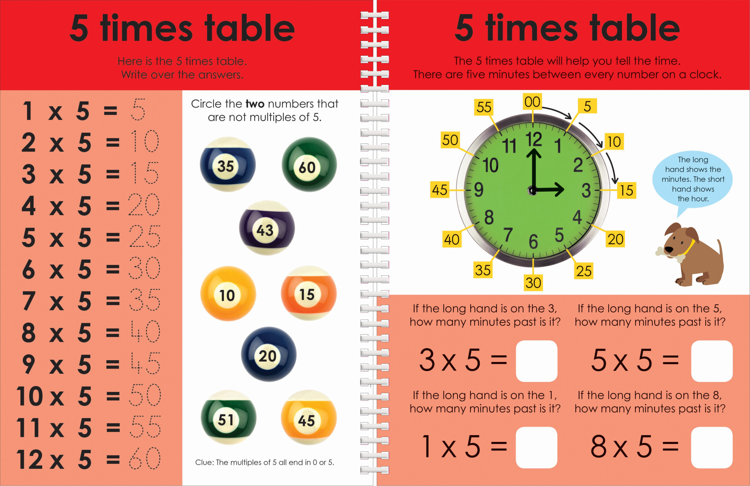 Wipe Clean Workbook: Times Tables (Enclosed Spiral Binding