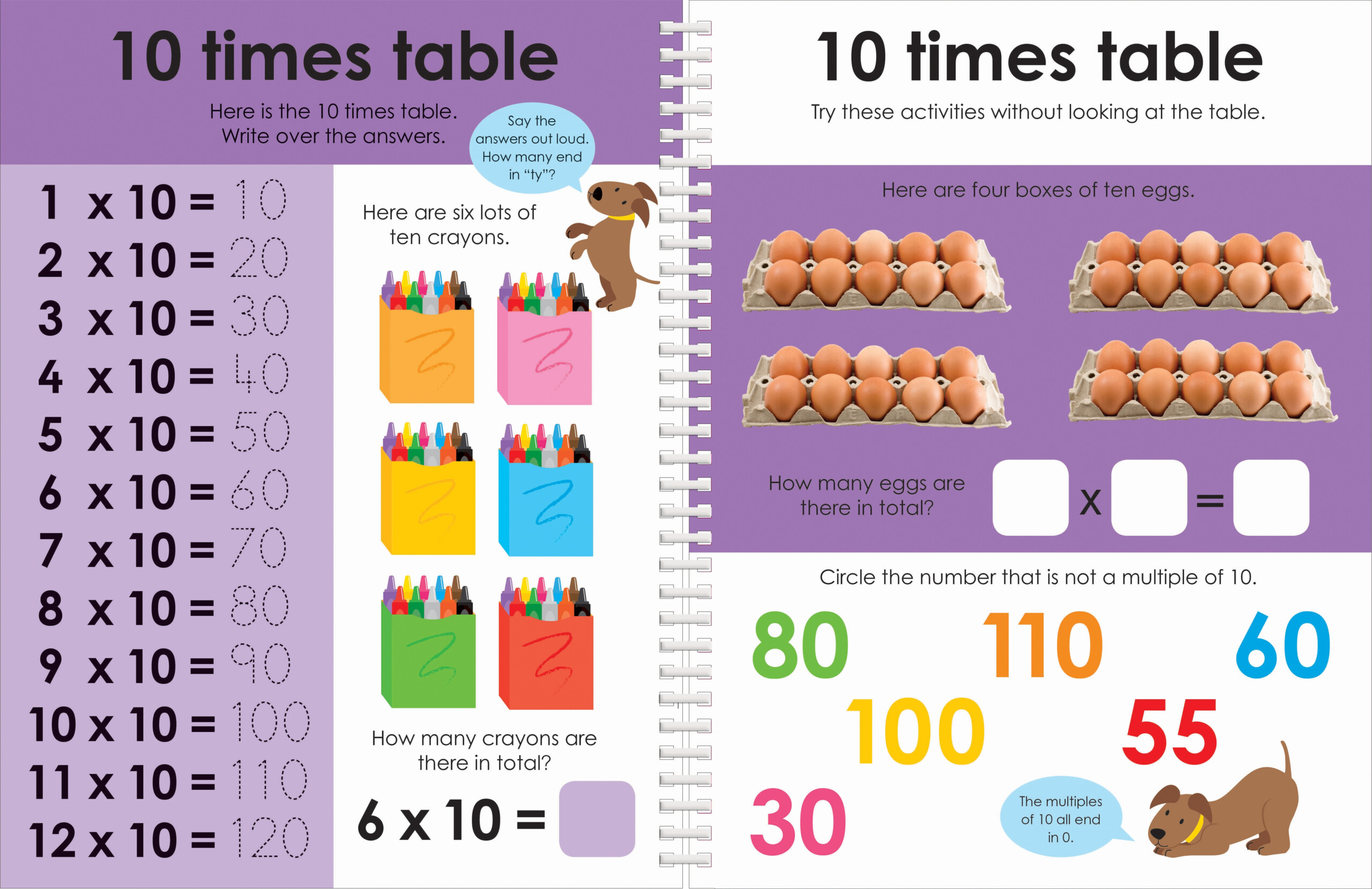 Wipe Clean Workbook: Times Tables (Enclosed Spiral Binding