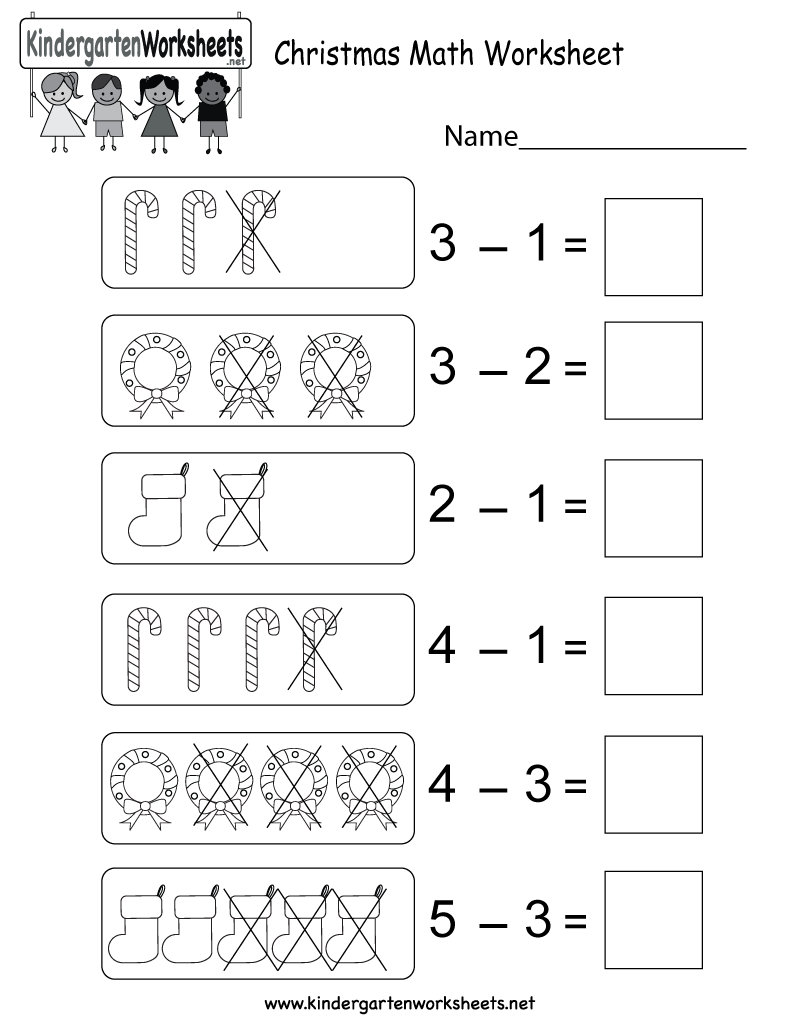 Worksheet ~ Christmas Math Worksheet Free Kindergarten