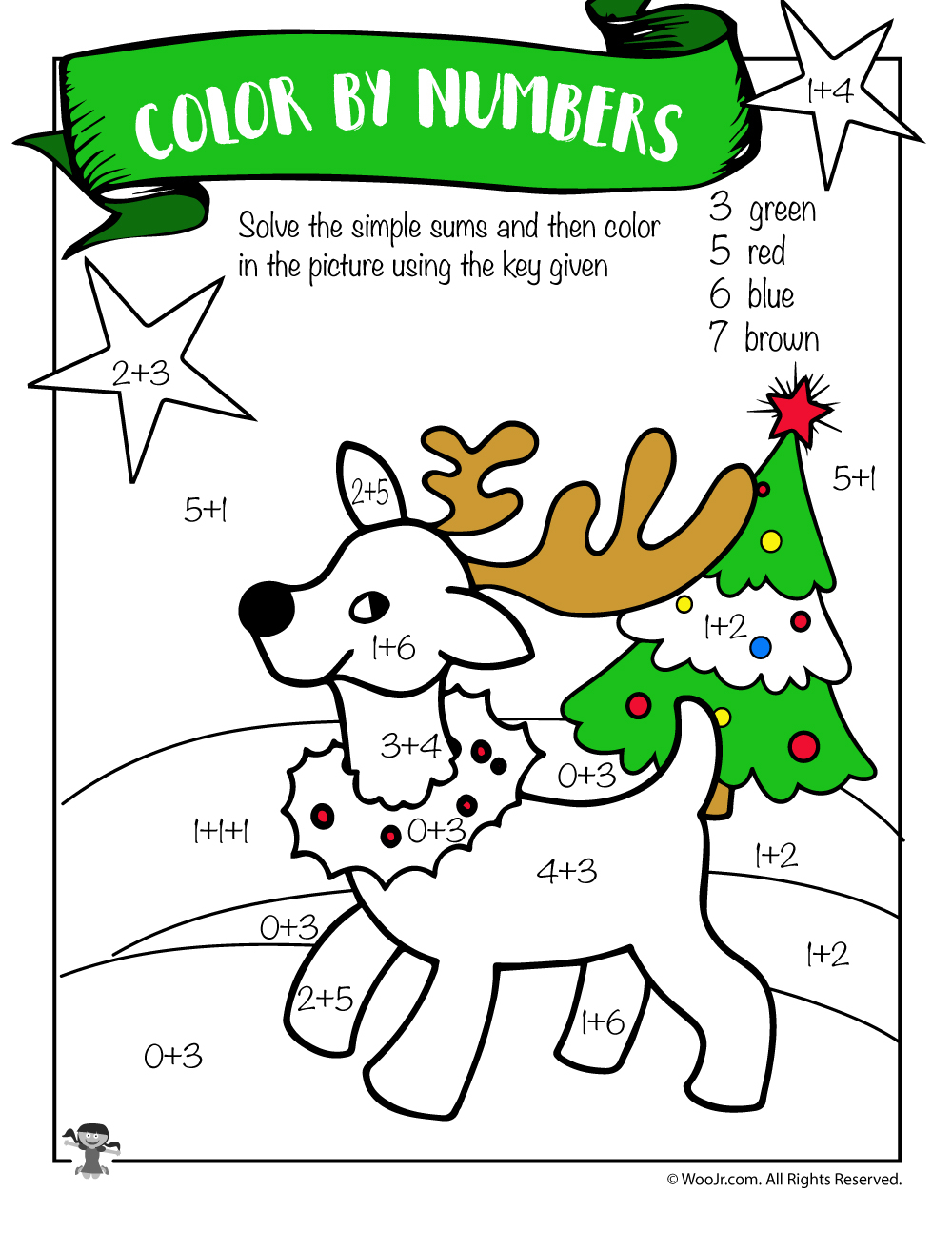 Worksheet ~ Free Printable Christmas Math Worksheets Pre K