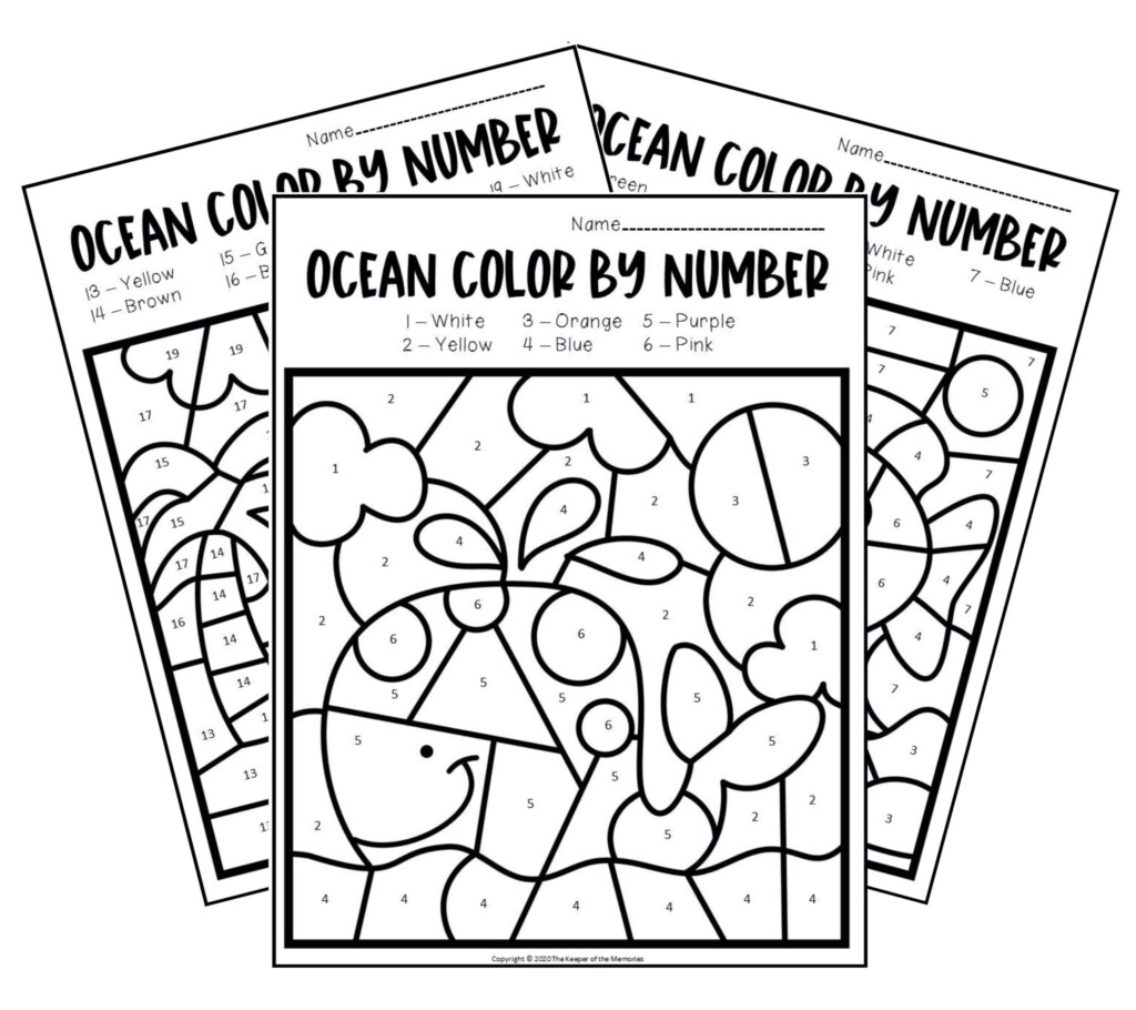 Worksheets : Free Printable Colornumber Preschool Worksheets : Free Printable Colornumber Preschool
