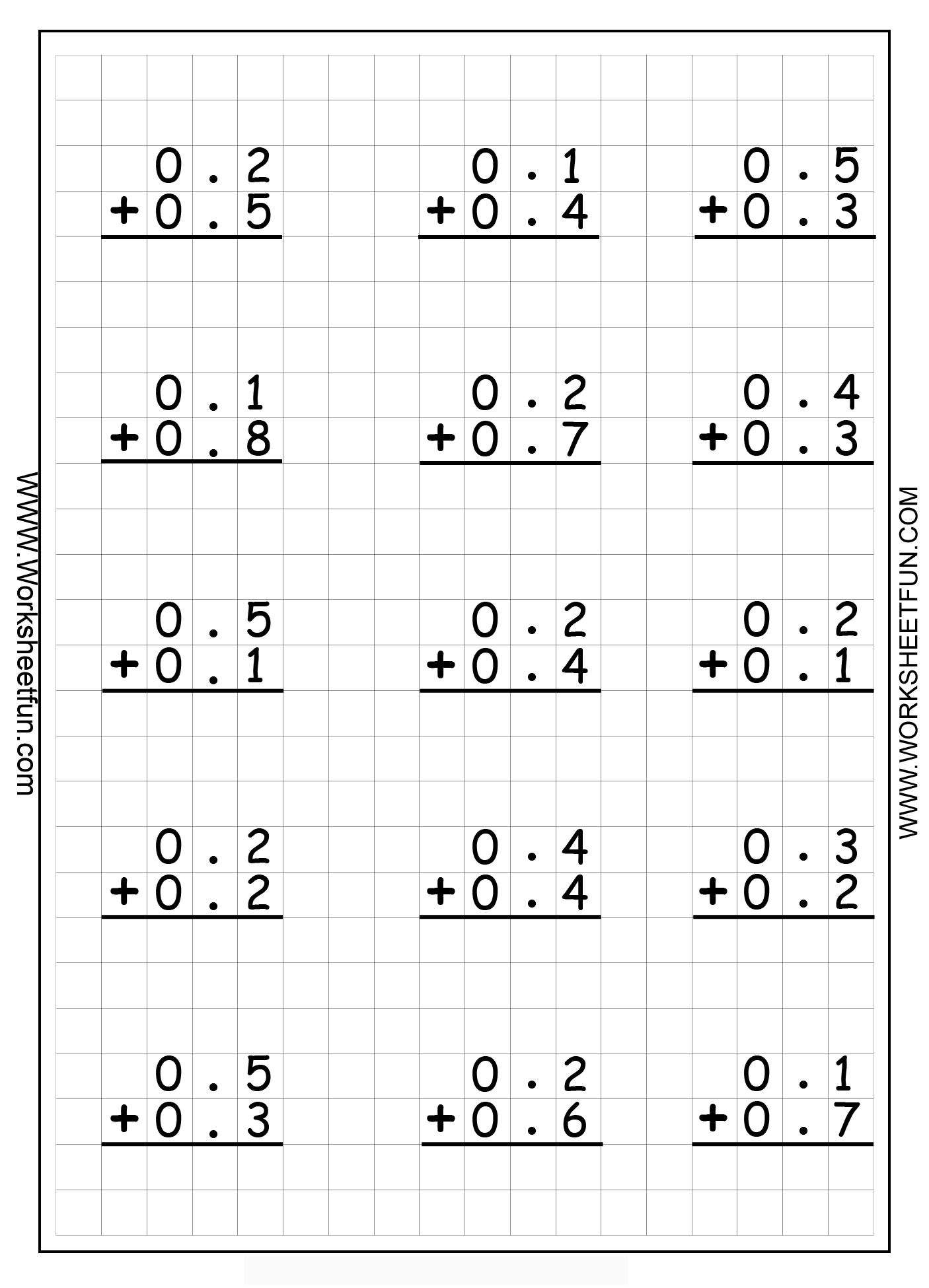 17 Best Images Of Model Decimal Multiplication Worksheet 