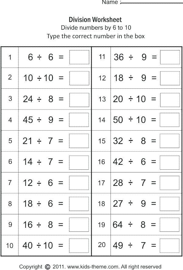 math homework for 8 year olds