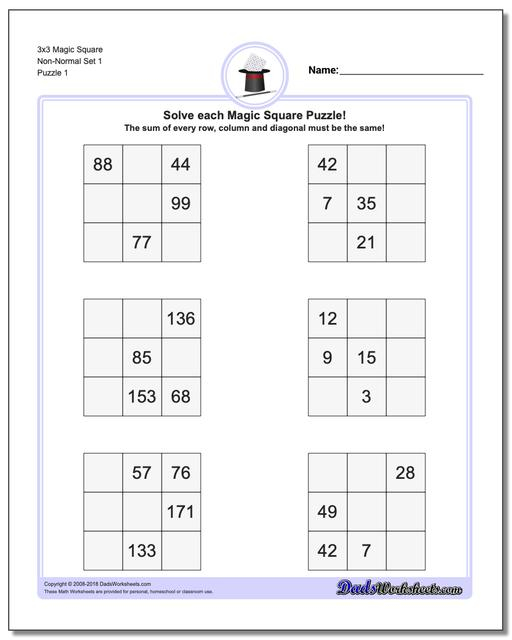 3x3 Magic Square