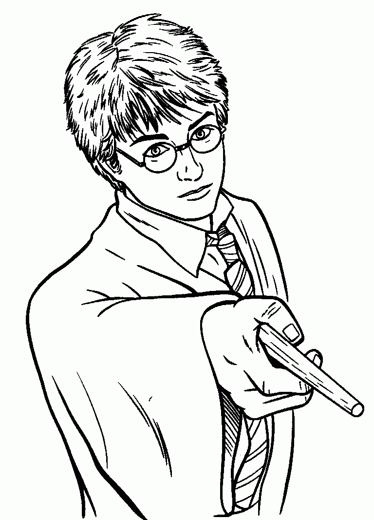 Dibujos De Harry Potter Para Imprimir Y Pintar Colorear 